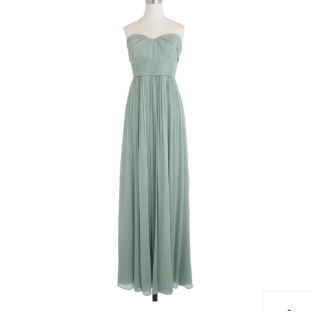 J.Crew Dusty Shale Marbella Bridesmaids Dress 👗